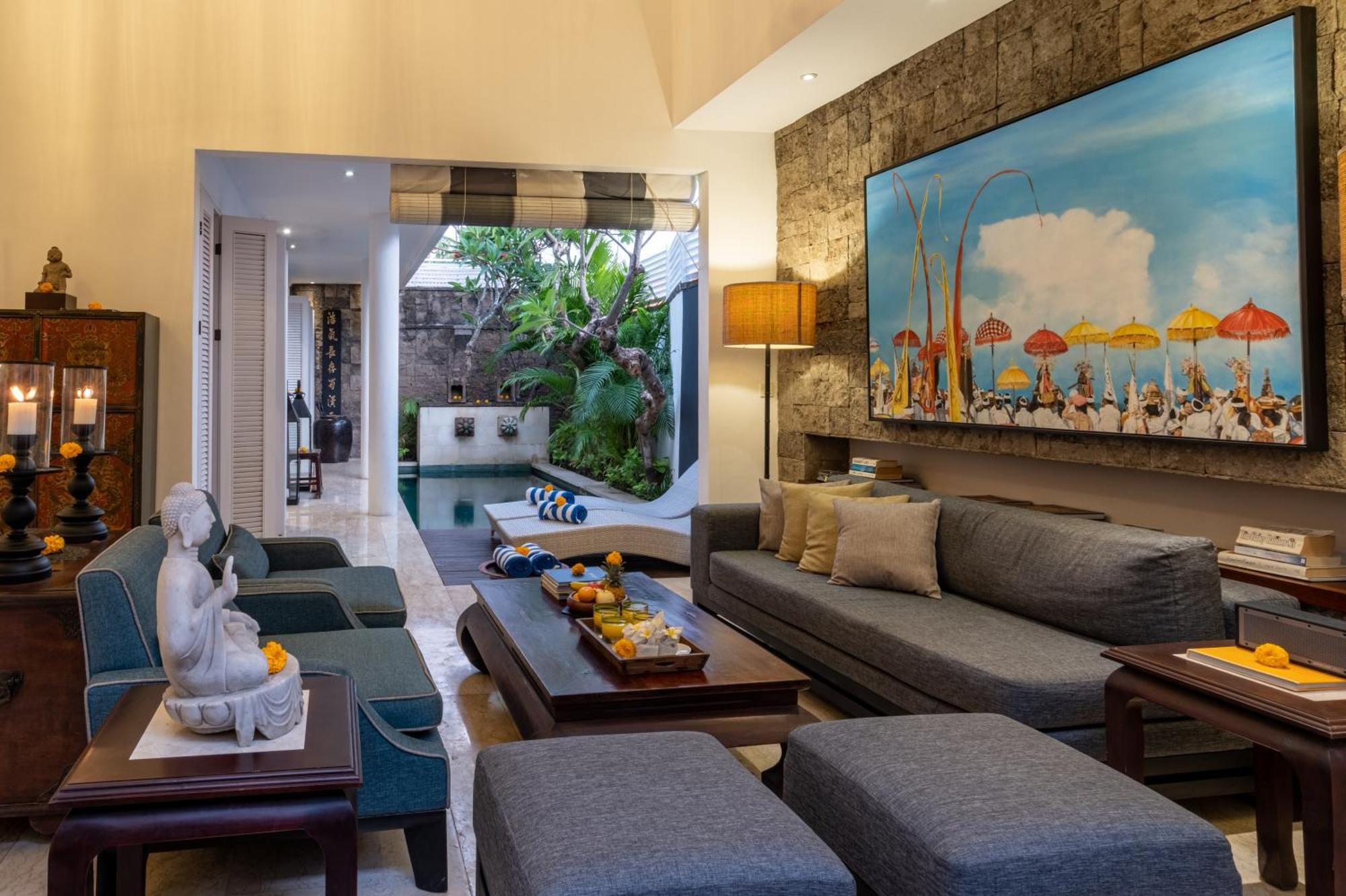 Villa Mosan House - Unique Art-filled Gem In Perfect Location A Short Walk From The Or Square Including Ac Office For Remote Working Seminyak (Bali)
